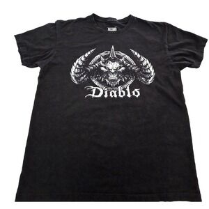 Diablo‎ Shirt Mens Medium Black Blizzard Entertainment Video Game Graphic Tee